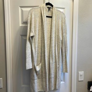 Great salt and pepper drapy salt and pepper cardigan